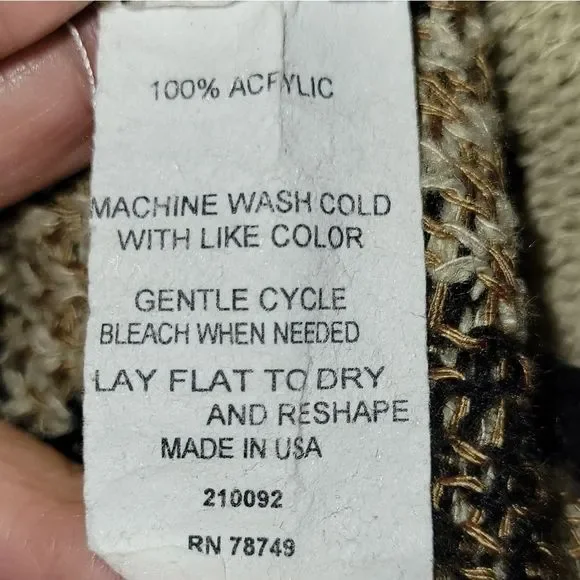 Say What? Animal Print Cardigan Size Medium - Picture 4 of 4